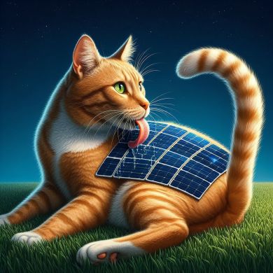 Solar powered cat: Home Energy Contractors need cheap liability coverage