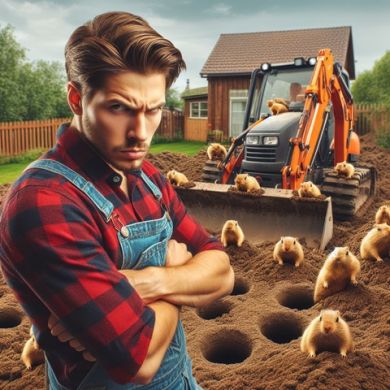 Gophers bother contractor: If you are a Grading/Excavating Contractor, you need affordable liability coverage