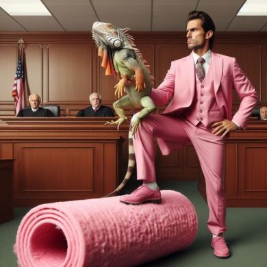 Insulation contractor and iguana in court: Interior Designers need cheap liability insurance