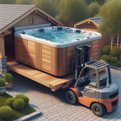 An over-sized hot tub won’t fit into position: Pool Contractors need cheap liability coverage